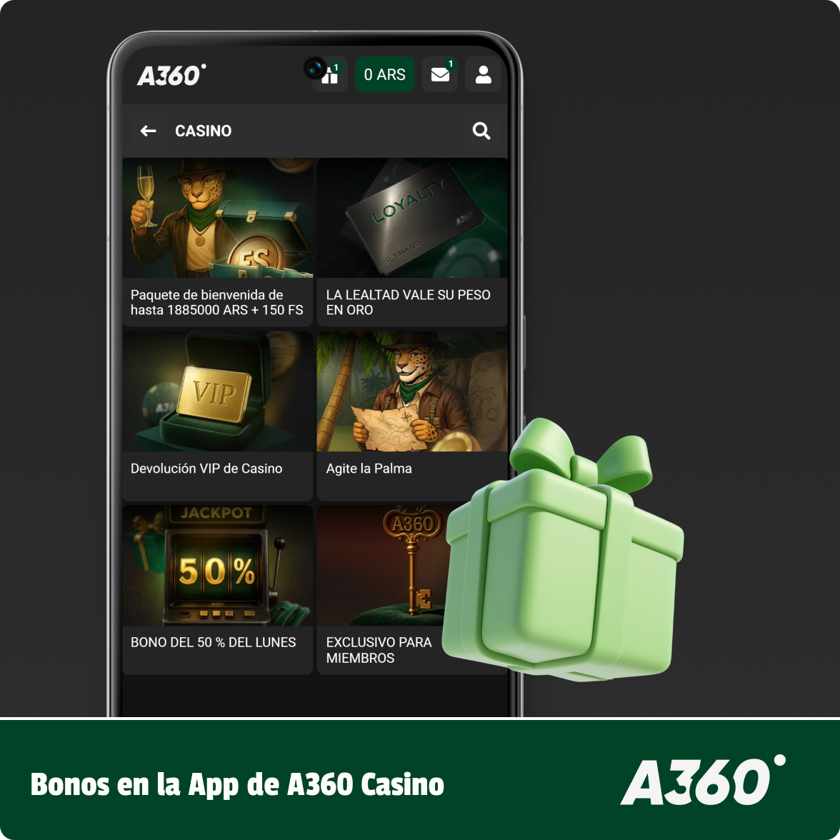 Cómo obtener bonos A360 en el móvil