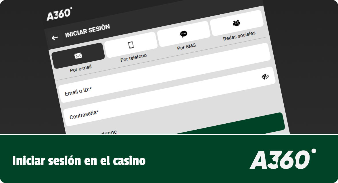 Cómo iniciar sesión en A360 Argentina