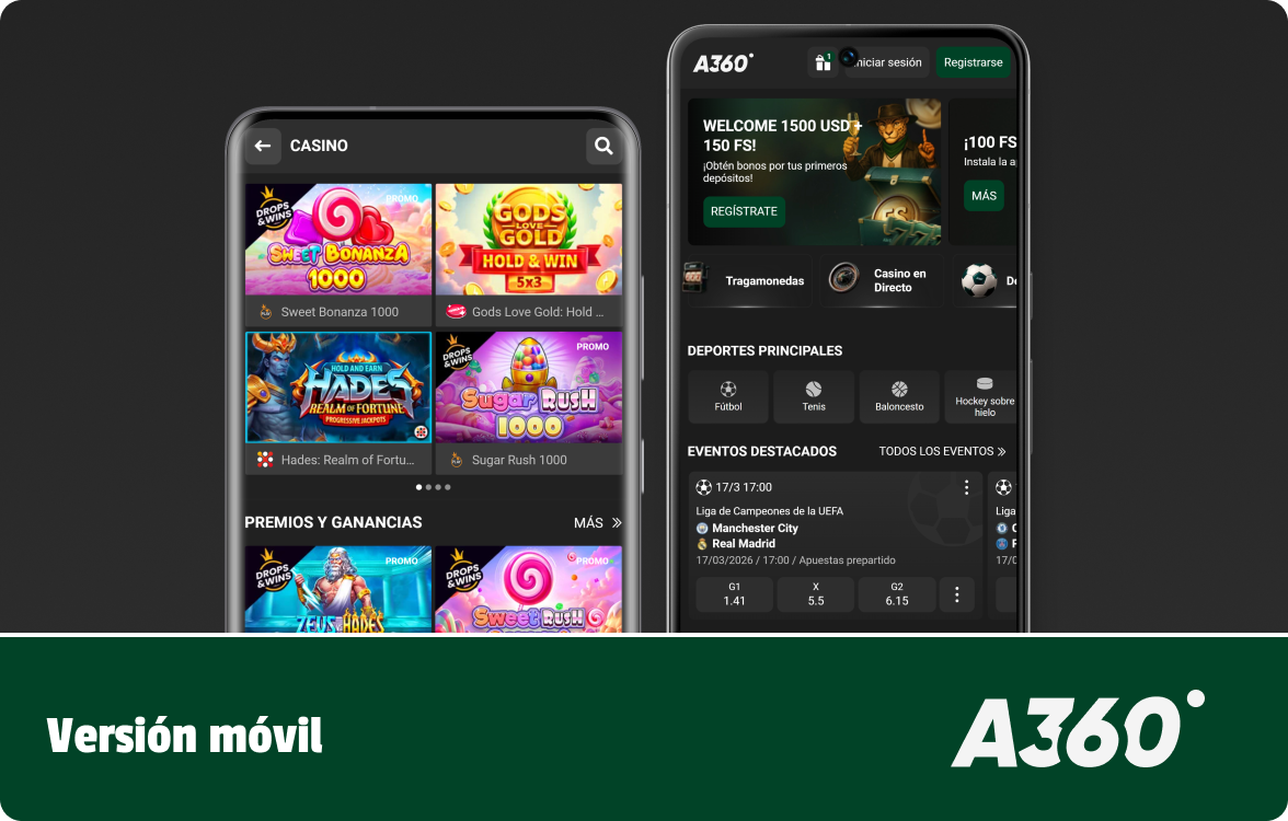 Los usuarios argentinos simplemente pueden usar A360 en dispositivos móviles.