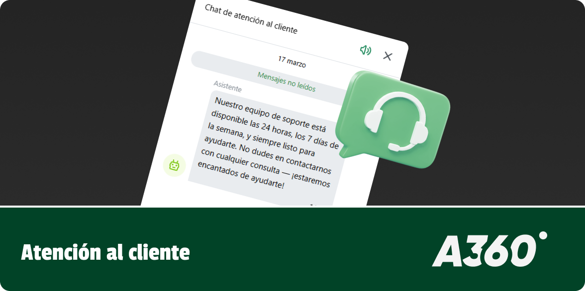 A360 Argentina - Cómo contactar con atención al cliente