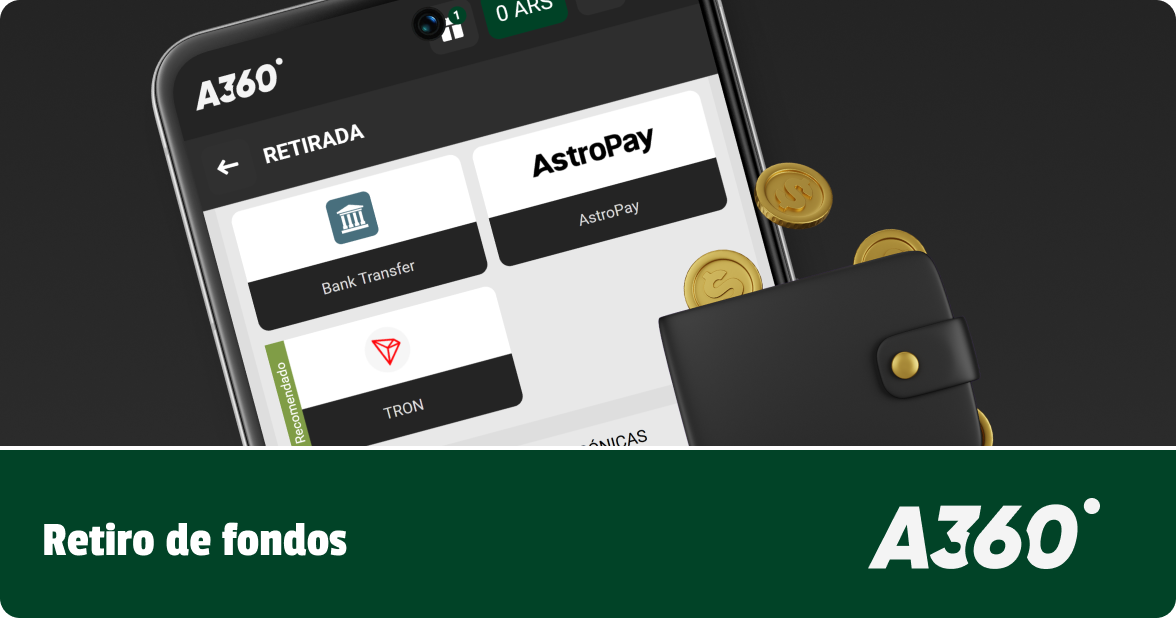 Cómo retirar dinero a A360 Argentina